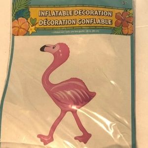 New Luau Inflatable Flamingo 24.5" Tall Pink Party